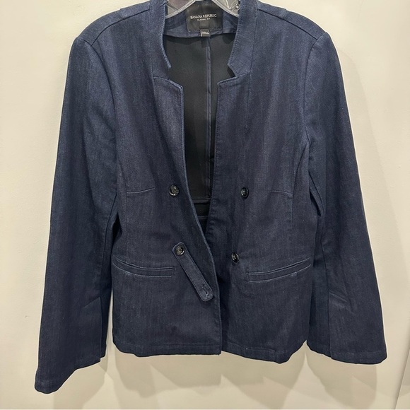 Banana Republic Jean Blazer with Bell Sleeves - Picture 4 of 9